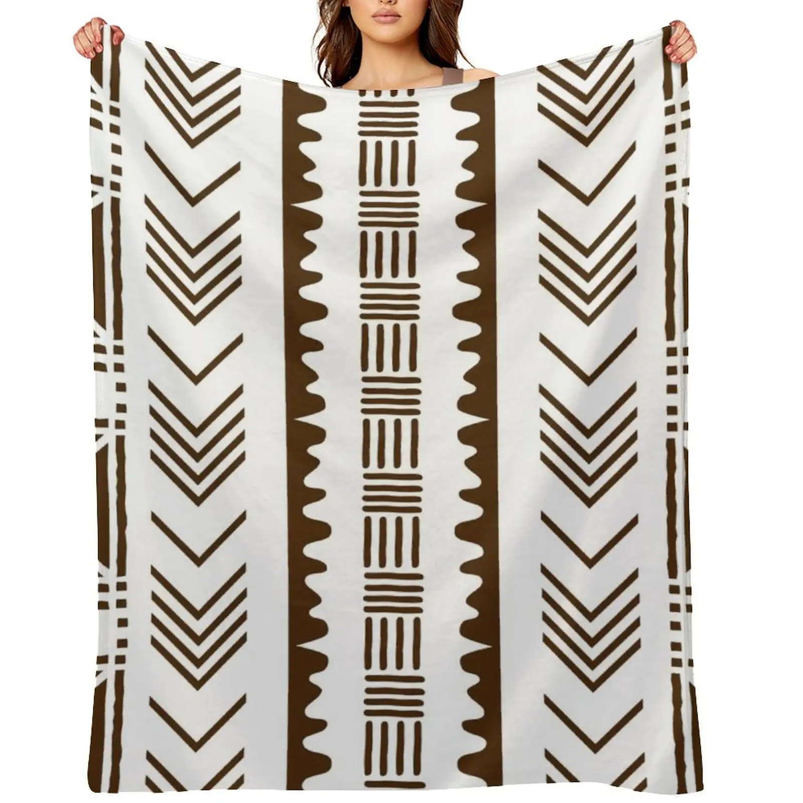 African White Mud Cloth Design Throw Blanket Thermals For Travel Retros Bed covers Designers Blankets
African White Mud Cloth Design Throw Blanket Thermals For Travel Retros Bed covers Designers Blankets