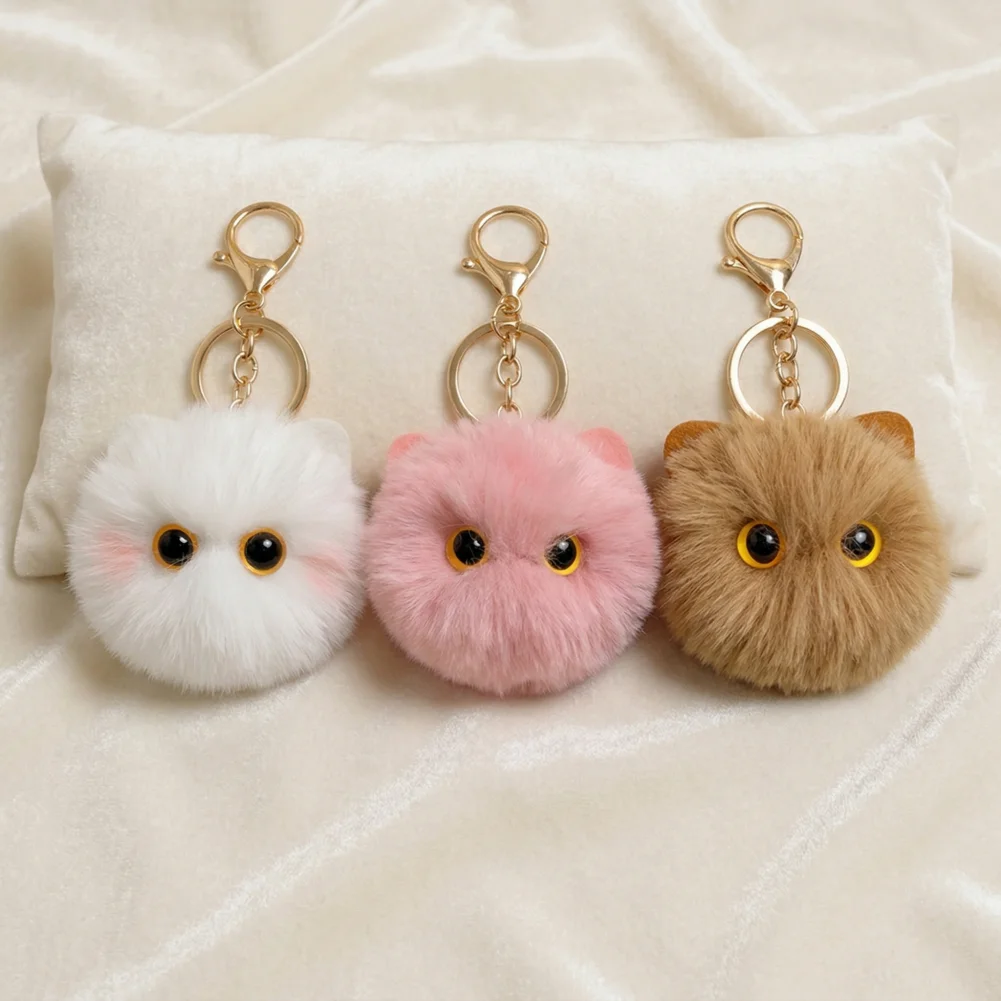Furry Cat Keychain Plush Cat Keychain Furry Ball Pendant Cute Black Fluffy Doll Bag Accessory Soft Hanging Charm for Backpack
Furry Cat Keychain Plush Cat Keychain Furry Ball Pendant Cute Black Fluffy Doll Bag Accessory Soft Hanging Charm for Backpack
