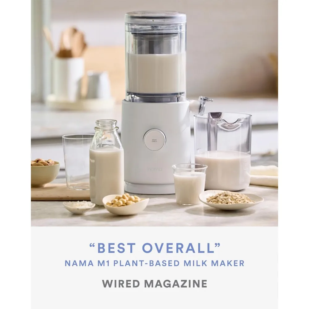 M1 Plant Milk Maker – Homemade Oat, Seed, & Nut Milk Maker Machine – Smooth, Creamy Texture Barista Quality Milk
M1 Plant Milk Maker – Homemade Oat, Seed, & Nut Milk Maker Machine – Smooth, Creamy Texture Barista Quality Milk