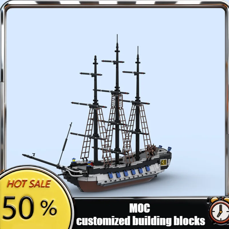 1415PCS medieval Pirate Series HMS Citidel 16 imperial sloop model creative ideas child assembly toy birthday Gift brick blocks
1415PCS medieval Pirate Series HMS Citidel 16 imperial sloop model creative ideas child assembly toy birthday Gift brick blocks