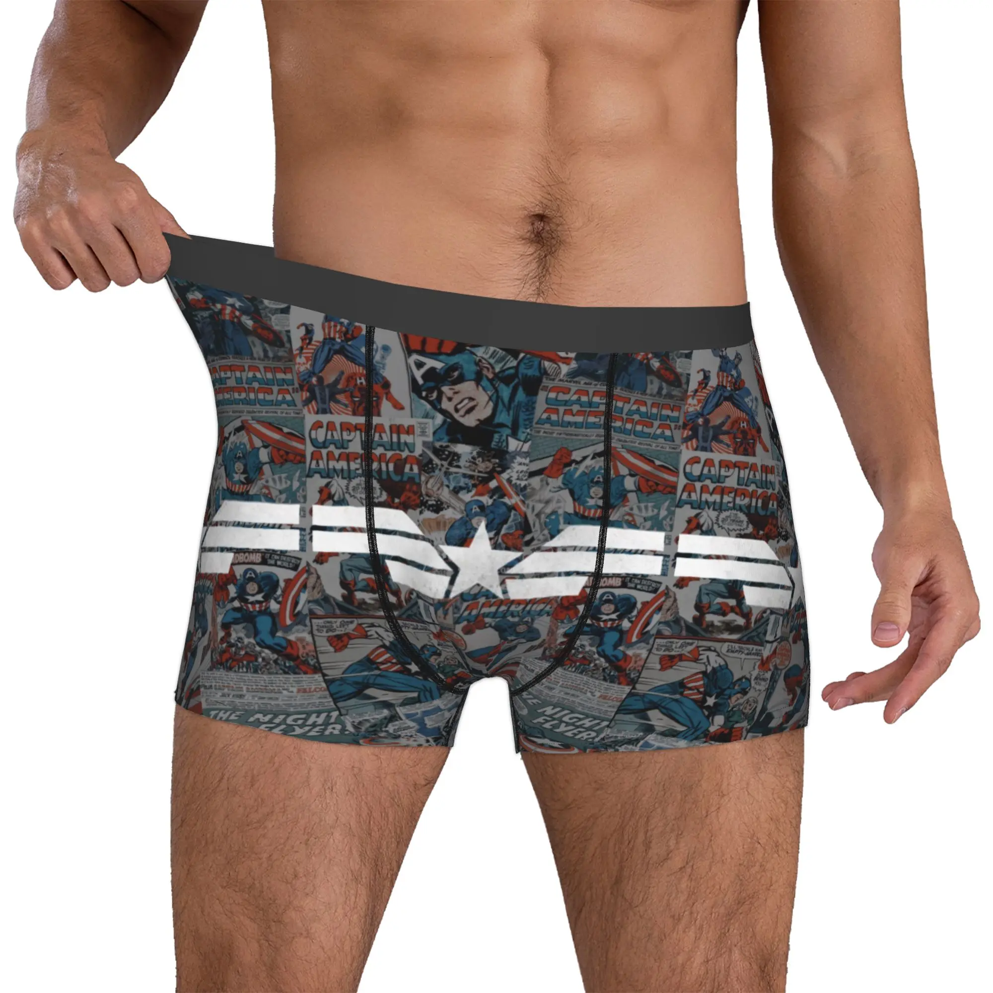 Custom Captain Anime America Boxers Shorts Men's Briefs Underwear Cool Underpants
Custom Captain Anime America Boxers Shorts Men's Briefs Underwear Cool Underpants
