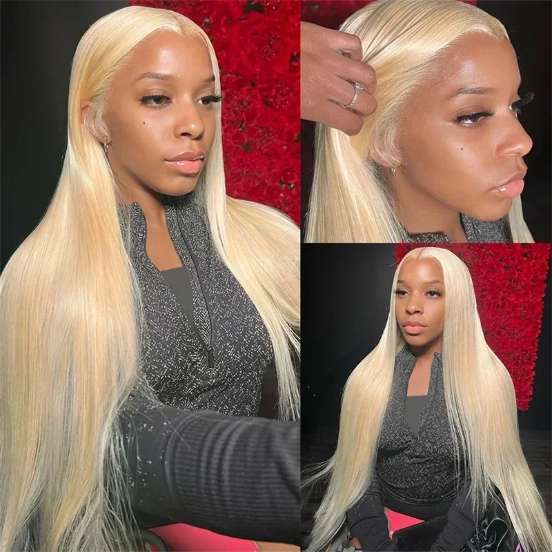 180% Density 613 Blonde HD Transparent Lace Front Human Hair Wigs 13x4 Straight Lace Frontal Wigs For Black Women Mongolian Hair
180% Density 613 Blonde HD Transparent Lace Front Human Hair Wigs 13x4 Straight Lace Frontal Wigs For Black Women Mongolian Hair
