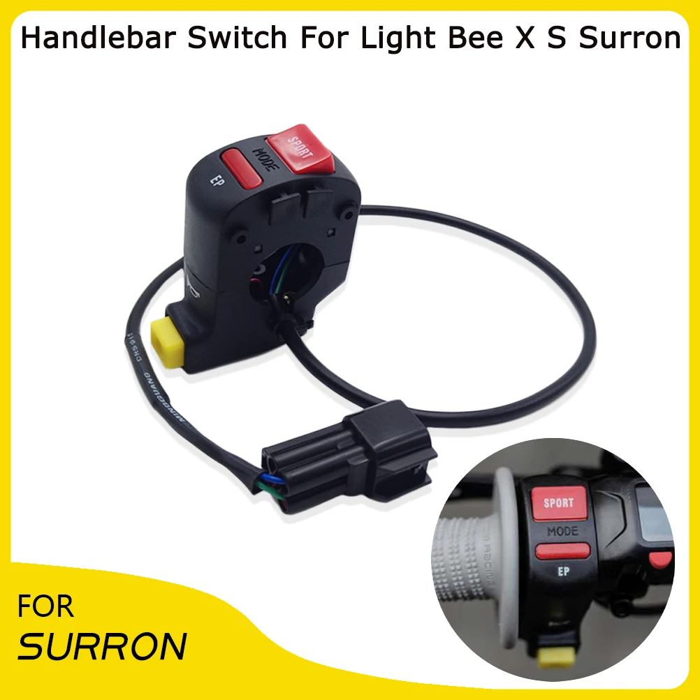 Motorcycle Switches For Light Bee X S Sur-Ron Original Accessories Left Handlebar Electric Off-Road Multi-function Switch
Motorcycle Switches For Light Bee X S Sur-Ron Original Accessories Left Handlebar Electric Off-Road Multi-function Switch