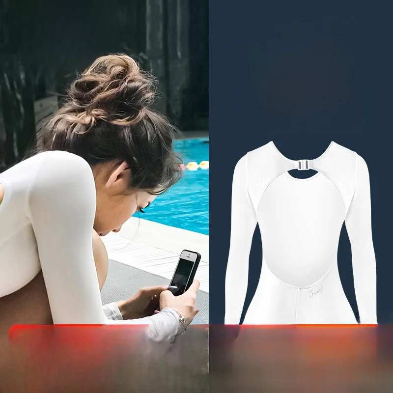 FRENZEL Left Sexy Bal Bikini Long Sve Swimsuit Women's Free Diving Suit Slimming Nylon Material for Diving
FRENZEL Left Sexy Bal Bikini Long Sve Swimsuit Women's Free Diving Suit Slimming Nylon Material for Diving