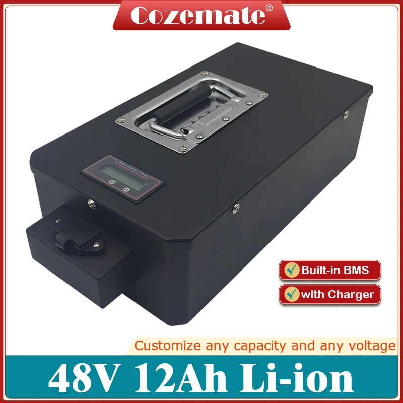 Rechargeable 48V Lithium Battery Original Replacement 48V 12Ah With Display Li-ion Battery Pack for Niu G0 F0 + 5A Charger
Rechargeable 48V Lithium Battery Original Replacement 48V 12Ah With Display Li-ion Battery Pack for Niu G0 F0 + 5A Charger