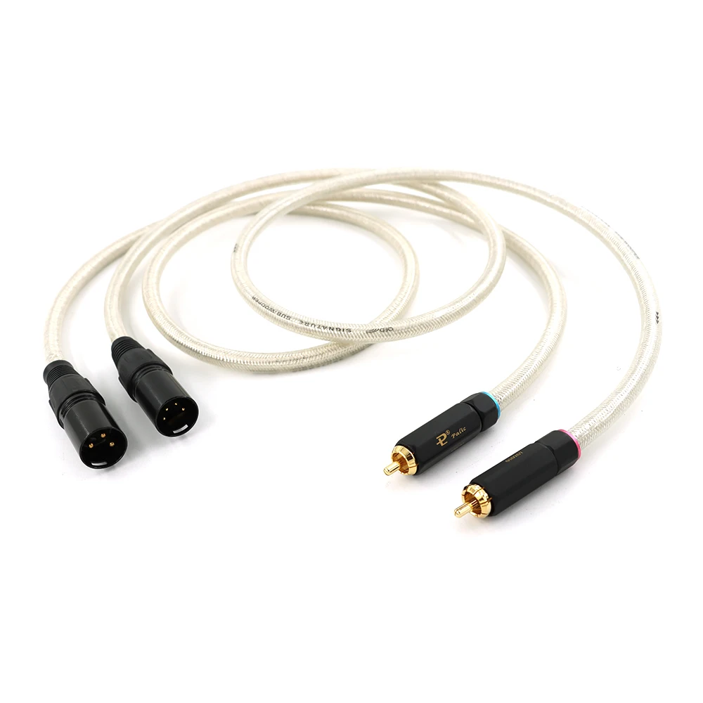 1 Pair QED Silver-Platedr OFC Pure Copper RCA Male to XLR Male Audio Interconnect Cable
1 Pair QED Silver-Platedr OFC Pure Copper RCA Male to XLR Male Audio Interconnect Cable