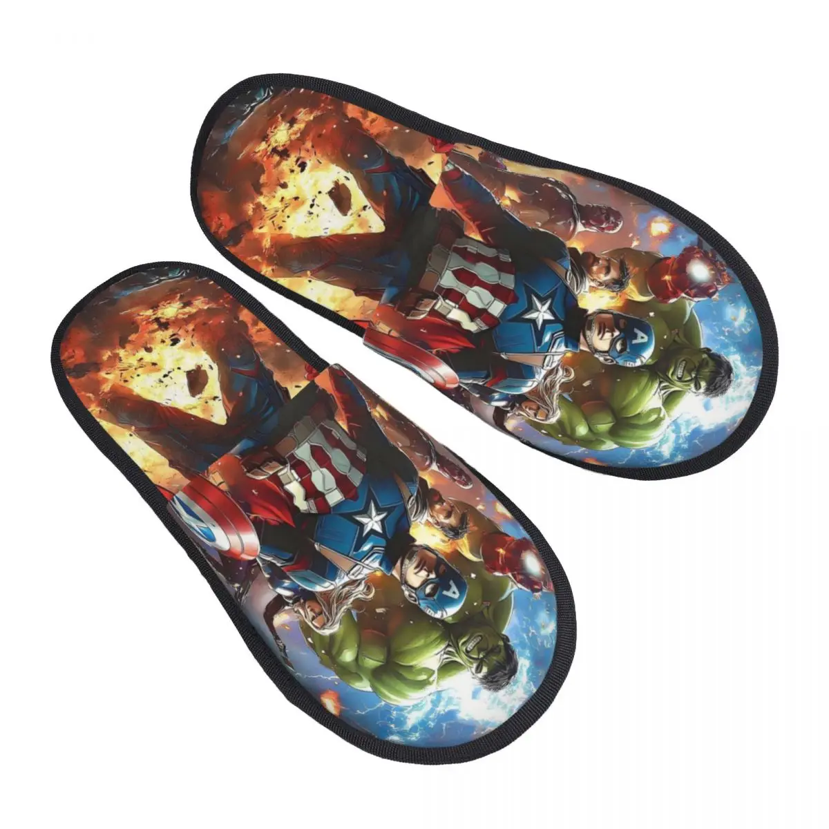 Классический фильм Капитан Америка, мягкие потертые тапочки из пены с эффектом памяти, женские крутые домашние туфли для супергероя для спальни
Классический фильм Капитан Америка, мягкие потертые тапочки из пены с эффектом памяти, женские крутые домашние туфли для супергероя для спальни