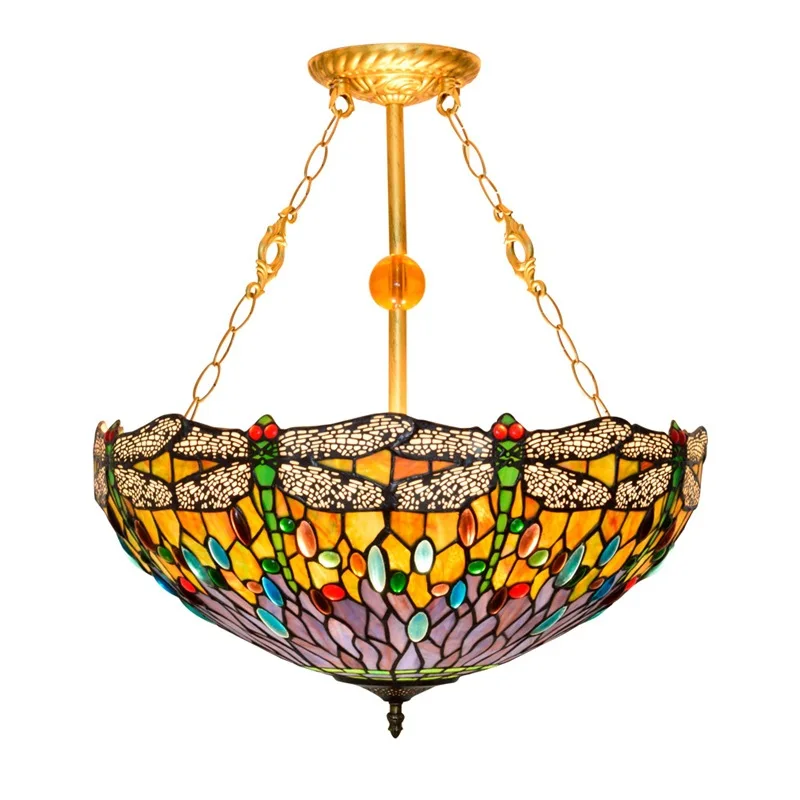 50CM retro dragonfly art bar light creative stained glass dining room bedroom chandelier
50CM retro dragonfly art bar light creative stained glass dining room bedroom chandelier