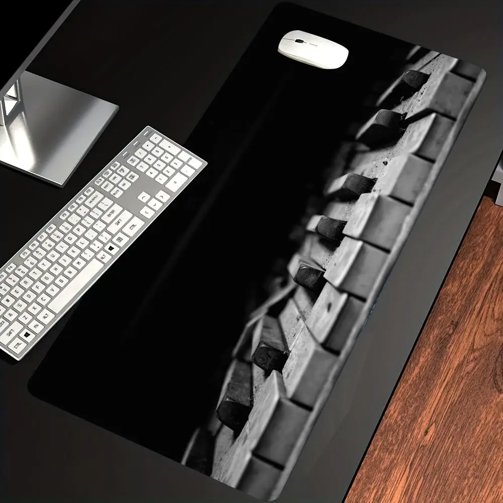 HYBXAXC Mouse Pad Rubber Non-slip For Office Gaming Black White Retro Piano Key Desk Mat
HYBXAXC Mouse Pad Rubber Non-slip For Office Gaming Black White Retro Piano Key Desk Mat