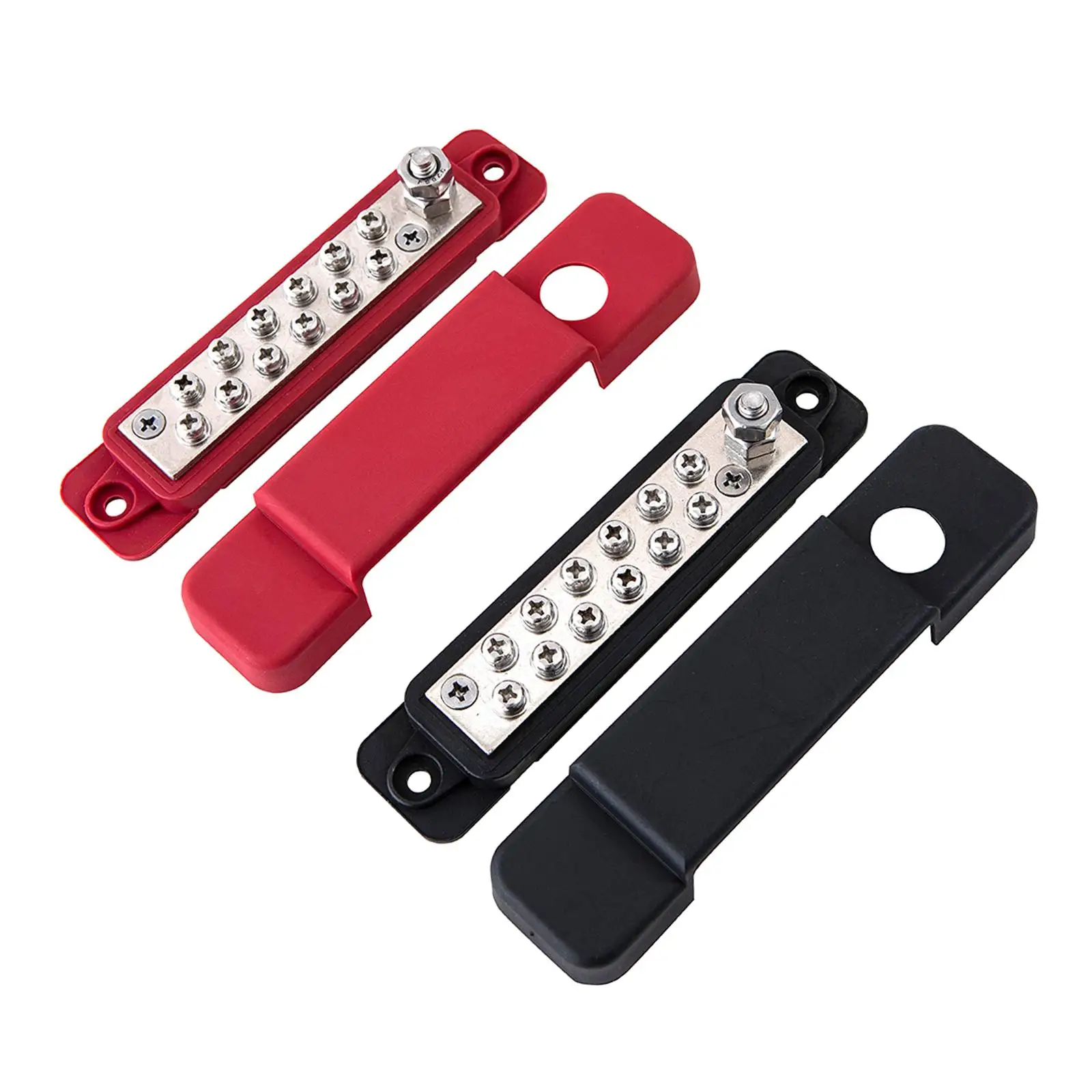 Power Busbar 12 Terminal Distribution Block 180 Amps Marine Grade 48V Copper Nylon Easy Install for Boat Car RV Use
Power Busbar 12 Terminal Distribution Block 180 Amps Marine Grade 48V Copper Nylon Easy Install for Boat Car RV Use