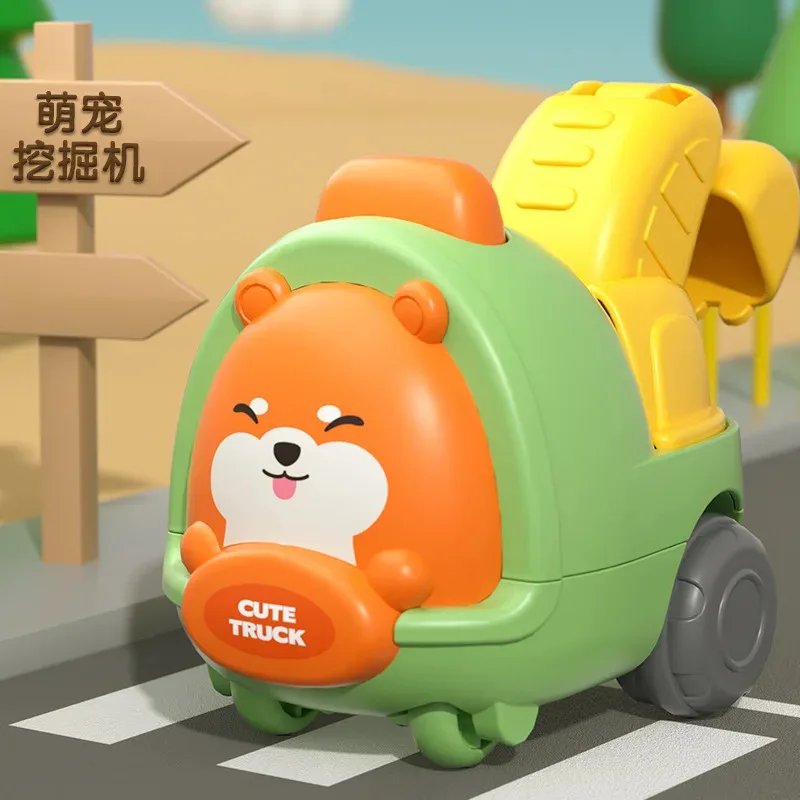 TEMIKIDS Children's Inertia Toy Car Excavator Cement Mixer Truck Boys' Mini Engineering Vehicle Crash Resistance Pull Car Gift B
TEMIKIDS Children's Inertia Toy Car Excavator Cement Mixer Truck Boys' Mini Engineering Vehicle Crash Resistance Pull Car Gift B