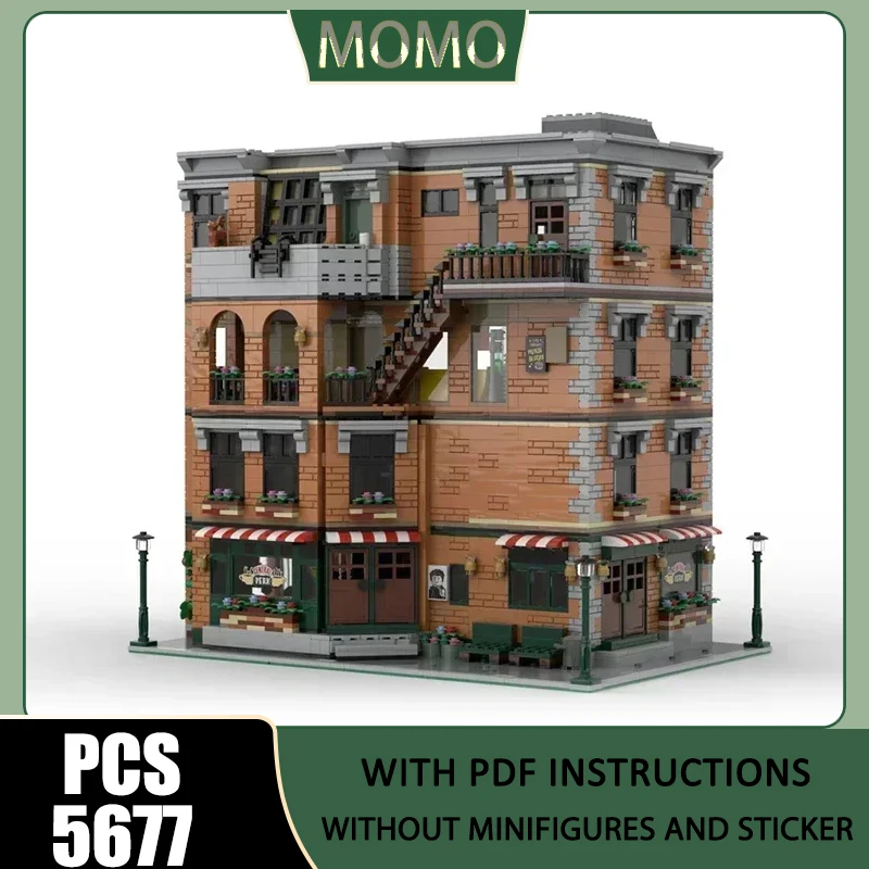 City Street View Moc Building Block Modular Friends and Big Bang Apartments Model Technology Brick Assembly Toy For Holiday Gift
City Street View Moc Building Block Modular Friends and Big Bang Apartments Model Technology Brick Assembly Toy For Holiday Gift