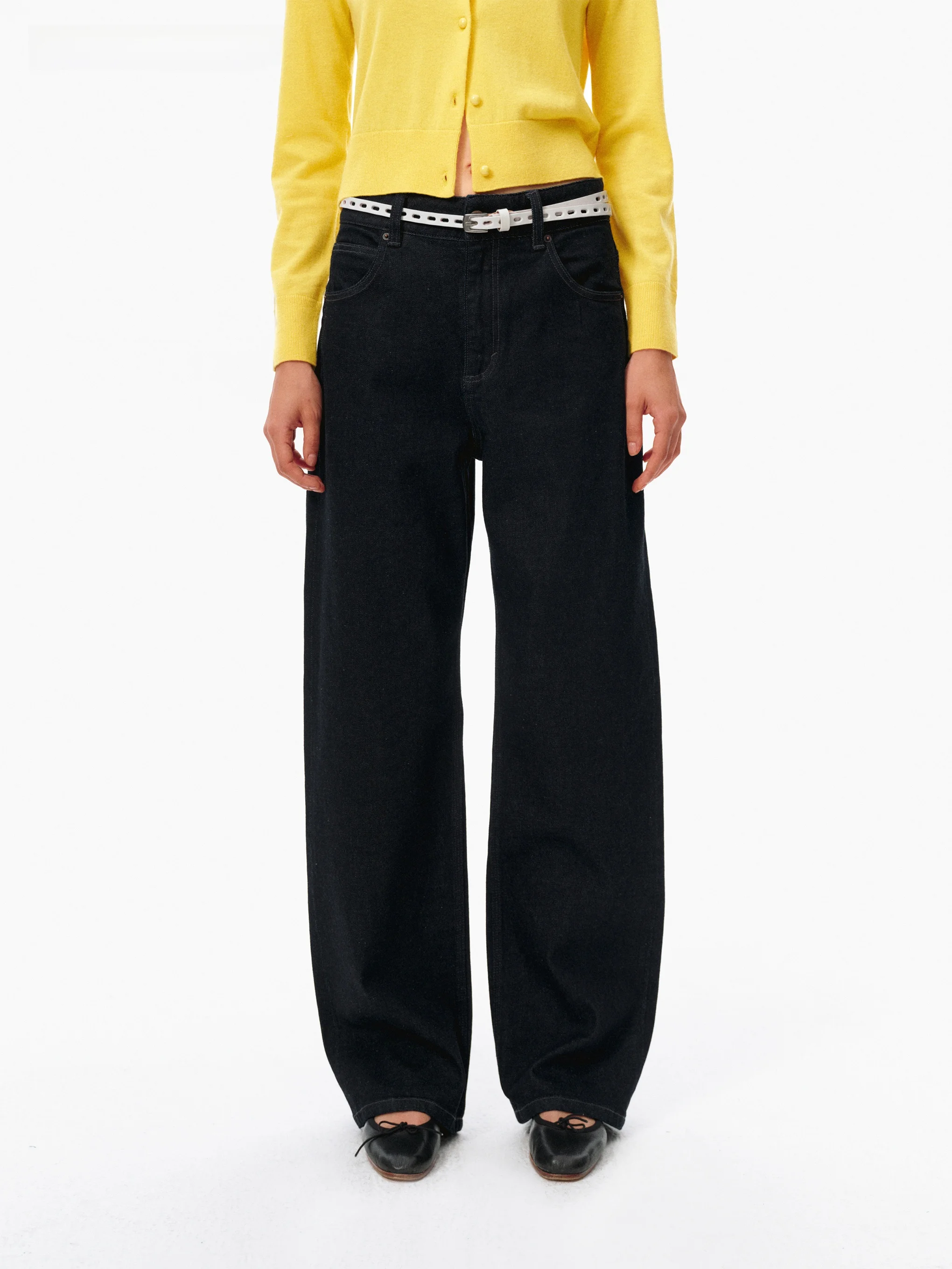 Классические прямые джинсы свободного покроя SEEKSIMPLE темно-синие оригинальные женские джинсы из коровьей ткани со средней талией из структурированного хлопка
Классические прямые джинсы свободного покроя SEEKSIMPLE темно-синие оригинальные женские джинсы из коровьей ткани со средней талией из структурированного хлопка