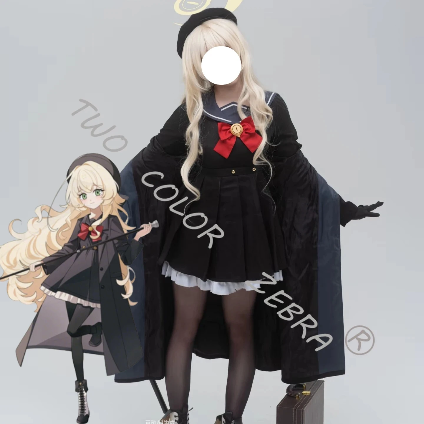 Anime Game Blue Archive Niyaniya Cosplay Dark Academy Costume Black JK Unifrom and Coat Hat Props Set for Halloween Party
Anime Game Blue Archive Niyaniya Cosplay Dark Academy Costume Black JK Unifrom and Coat Hat Props Set for Halloween Party