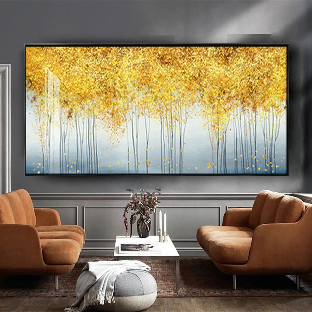 Handmade Golden Landscpe Paintings Classic Oil Painting Forest Tree Wall Art Pictures For Living Room Decor Artwork As A Gift
Handmade Golden Landscpe Paintings Classic Oil Painting Forest Tree Wall Art Pictures For Living Room Decor Artwork As A Gift