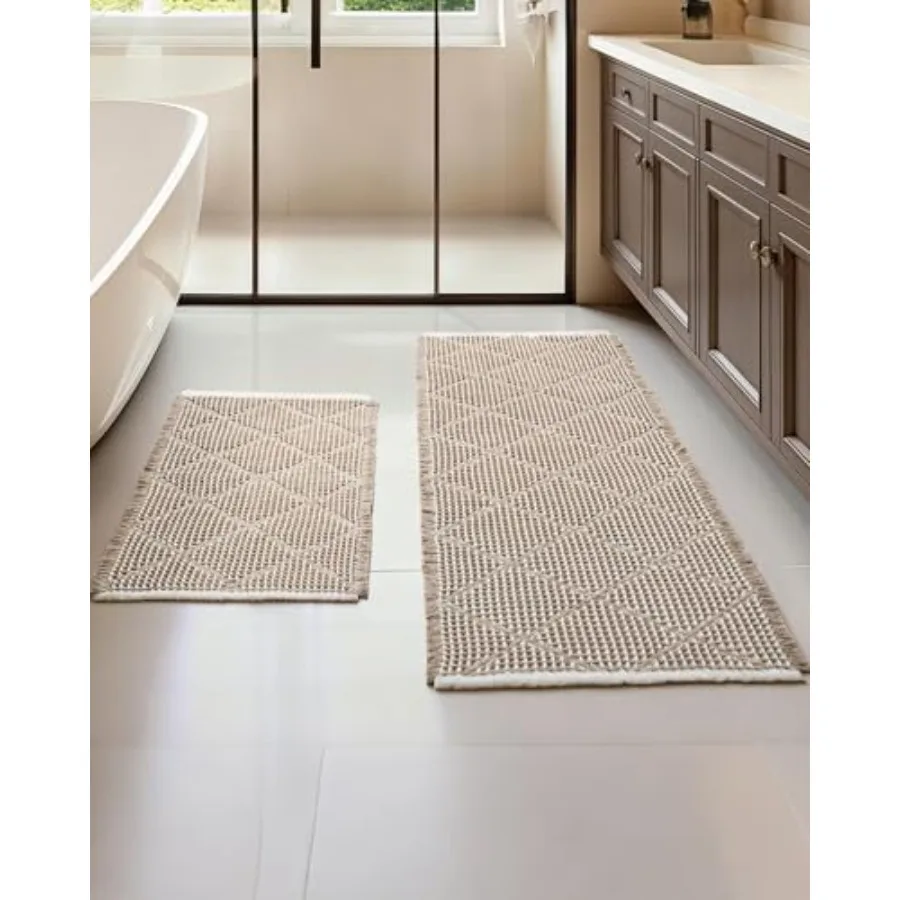 Waffle Bath Mat Set Non Slip Bathroom Rugs Sets 2 Piece Ultra Absorbent Long Bath Rug Runner for Bathroom Boho Chic Decor Machi
Waffle Bath Mat Set Non Slip Bathroom Rugs Sets 2 Piece Ultra Absorbent Long Bath Rug Runner for Bathroom Boho Chic Decor Machi