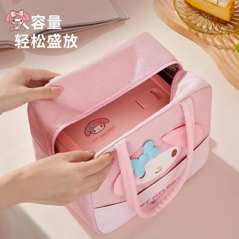 Sanrio Children Hello Kitty Melody Lunch Box Insulation Bag Kawaii Anime Primary School Students' Handmade Bento Bag Cartoon
Sanrio Children Hello Kitty Melody Lunch Box Insulation Bag Kawaii Anime Primary School Students' Handmade Bento Bag Cartoon