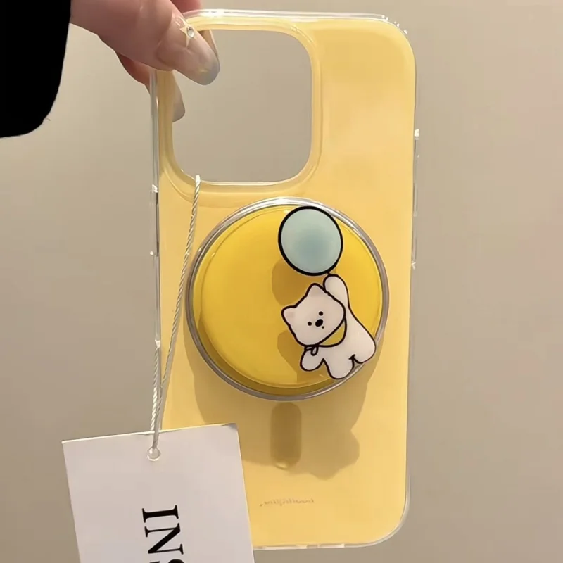 Магнитный чехол для телефона с милым мультяшным вращающимся щенком Griptok Grip Tok, подставка для Magsafe для iPhone 15 16, чехол для беспроводной зарядки, держатель
Магнитный чехол для телефона с милым мультяшным вращающимся щенком Griptok Grip Tok, подставка для Magsafe для iPhone 15 16, чехол для беспроводной зарядки, держатель