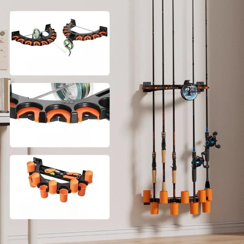Напольная стойка для удочки, напольная настенная стойка без установки дрели, регулируемый держатель для нескольких удочек, подставка для органайзера для приманки
Напольная стойка для удочки, напольная настенная стойка без установки дрели, регулируемый держатель для нескольких удочек, подставка для органайзера для приманки