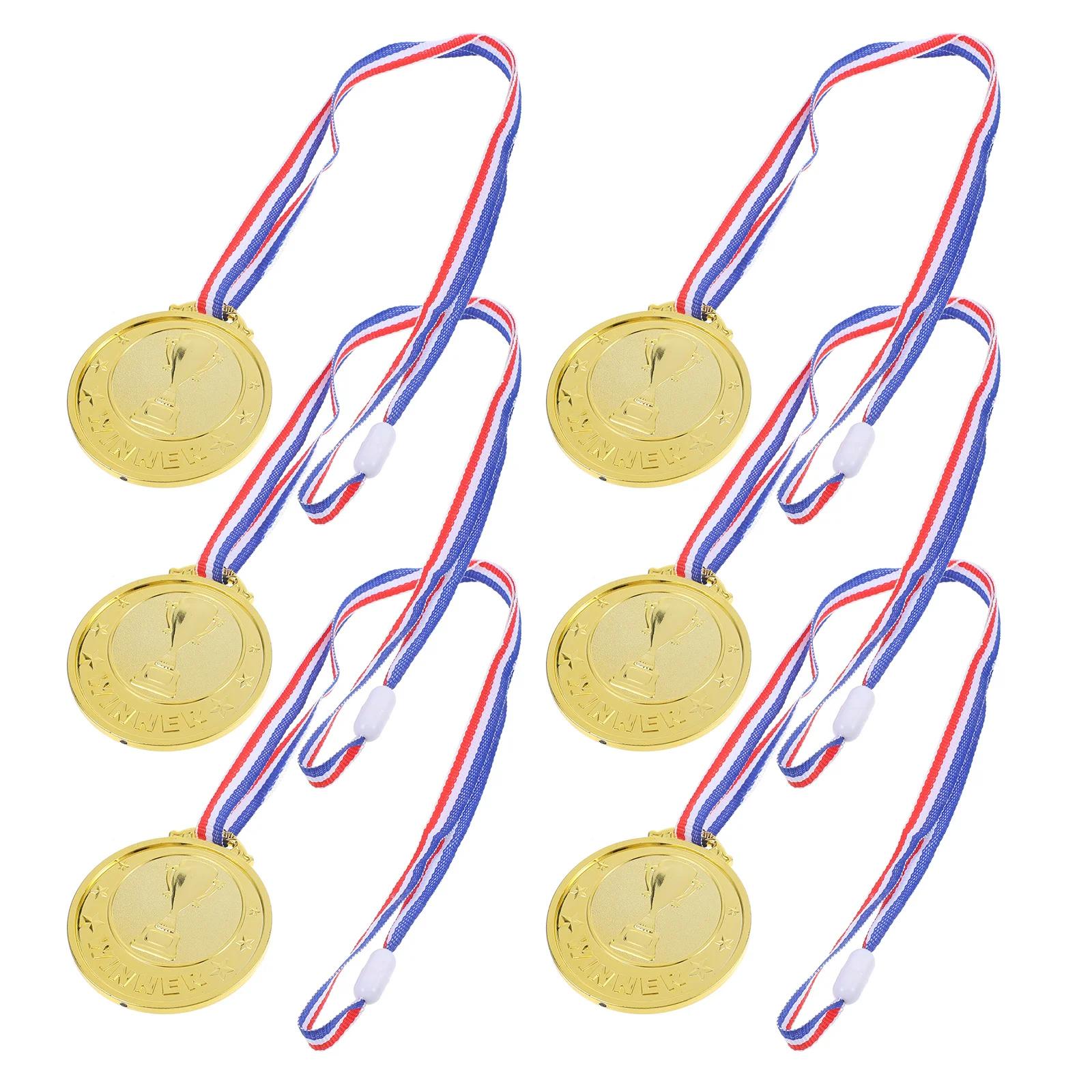 6Pcs Medals Set Plastic Awards Medals for Sports Day Competition Party Accessories Medal Awards Medal
6Pcs Medals Set Plastic Awards Medals for Sports Day Competition Party Accessories Medal Awards Medal