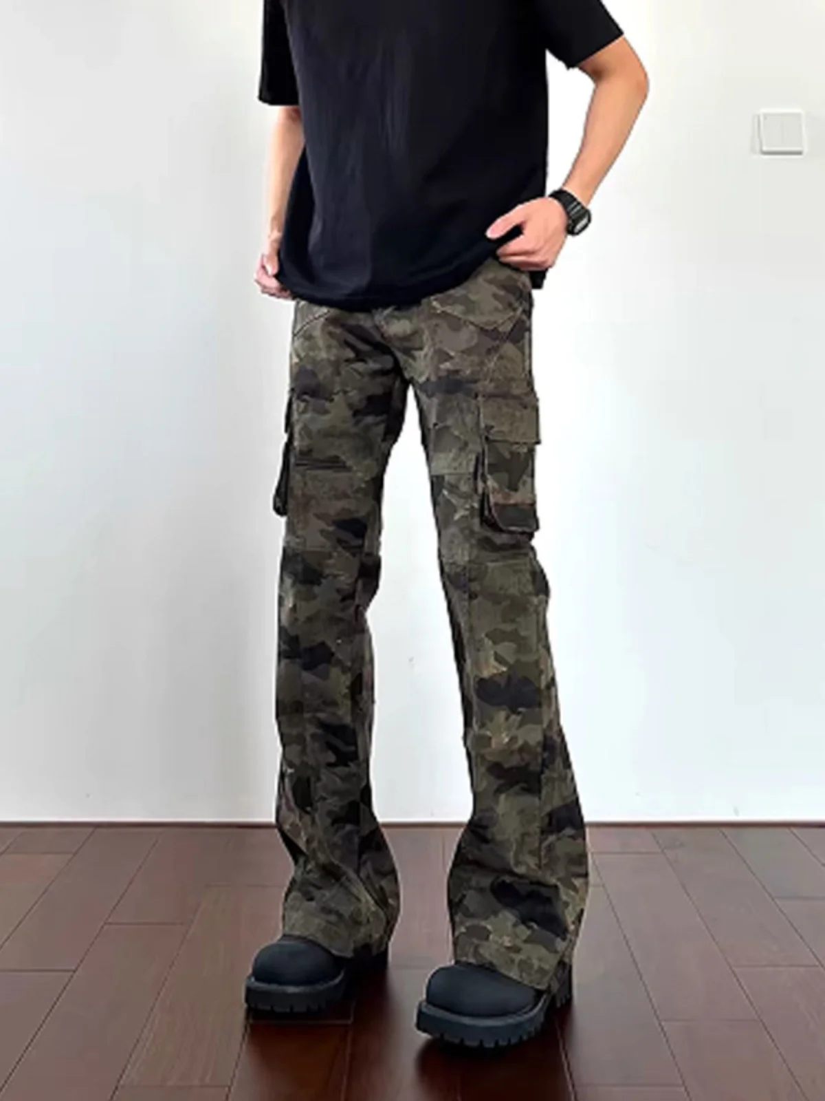 Cleanfit Camouflage Workwear Pants Men's Straight Leg Jeans Retro American Sle Chopper Woout Splicing Trendy Teenager Jeans
Cleanfit Camouflage Workwear Pants Men's Straight Leg Jeans Retro American Sle Chopper Woout Splicing Trendy Teenager Jeans