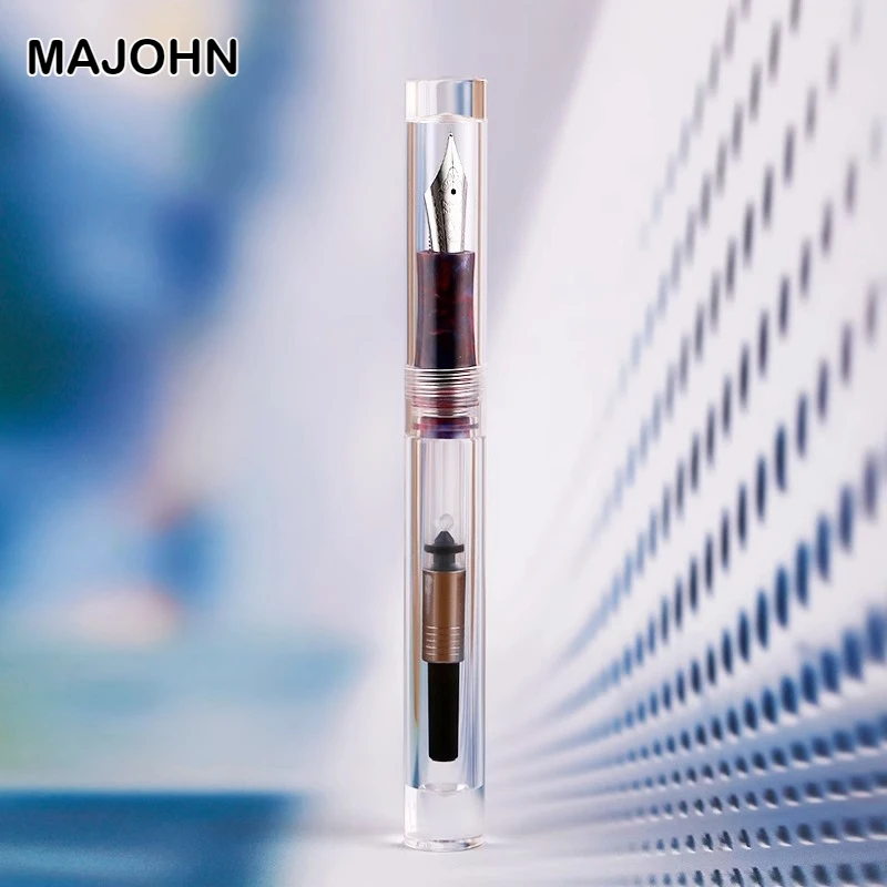 MOONMAN C1 Transparent Eyedropper Fountain Pen EF F M Nib Ink Pen for Business Writing Office School Supplies Stationery
MOONMAN C1 Transparent Eyedropper Fountain Pen EF F M Nib Ink Pen for Business Writing Office School Supplies Stationery