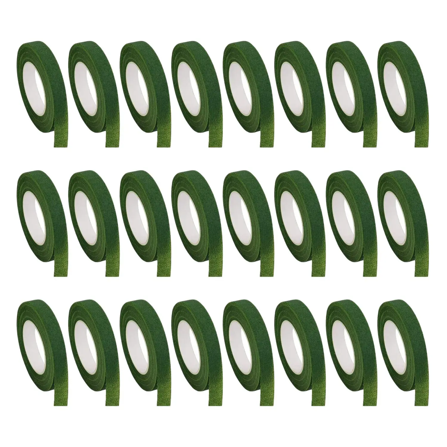 24 Rolls Floral Tape Florist Paper Stem Wrap Tape for Bouquet Stem Wrapping Floral Arrangement(1/2 Inch X 30 Yards)
24 Rolls Floral Tape Florist Paper Stem Wrap Tape for Bouquet Stem Wrapping Floral Arrangement(1/2 Inch X 30 Yards)