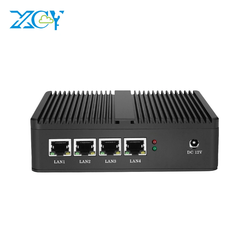 XCY Firewall Appliance Fanless Mini PC N2830 4 Gigabit Ethernet RJ45 In-tel I211AT NIC Pfsense Server Router
XCY Firewall Appliance Fanless Mini PC N2830 4 Gigabit Ethernet RJ45 In-tel I211AT NIC Pfsense Server Router