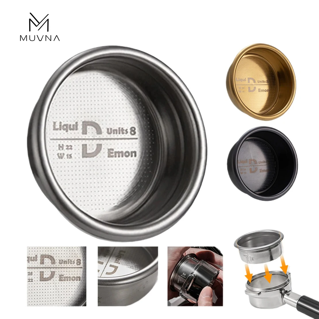 Дозирующая корзина MUVNA Units8 58 мм для эспрессо (18/20/22 г) – Профессиональные аксессуары для бариста, принадлежности для портафильтра
Дозирующая корзина MUVNA Units8 58 мм для эспрессо (18/20/22 г) – Профессиональные аксессуары для бариста, принадлежности для портафильтра