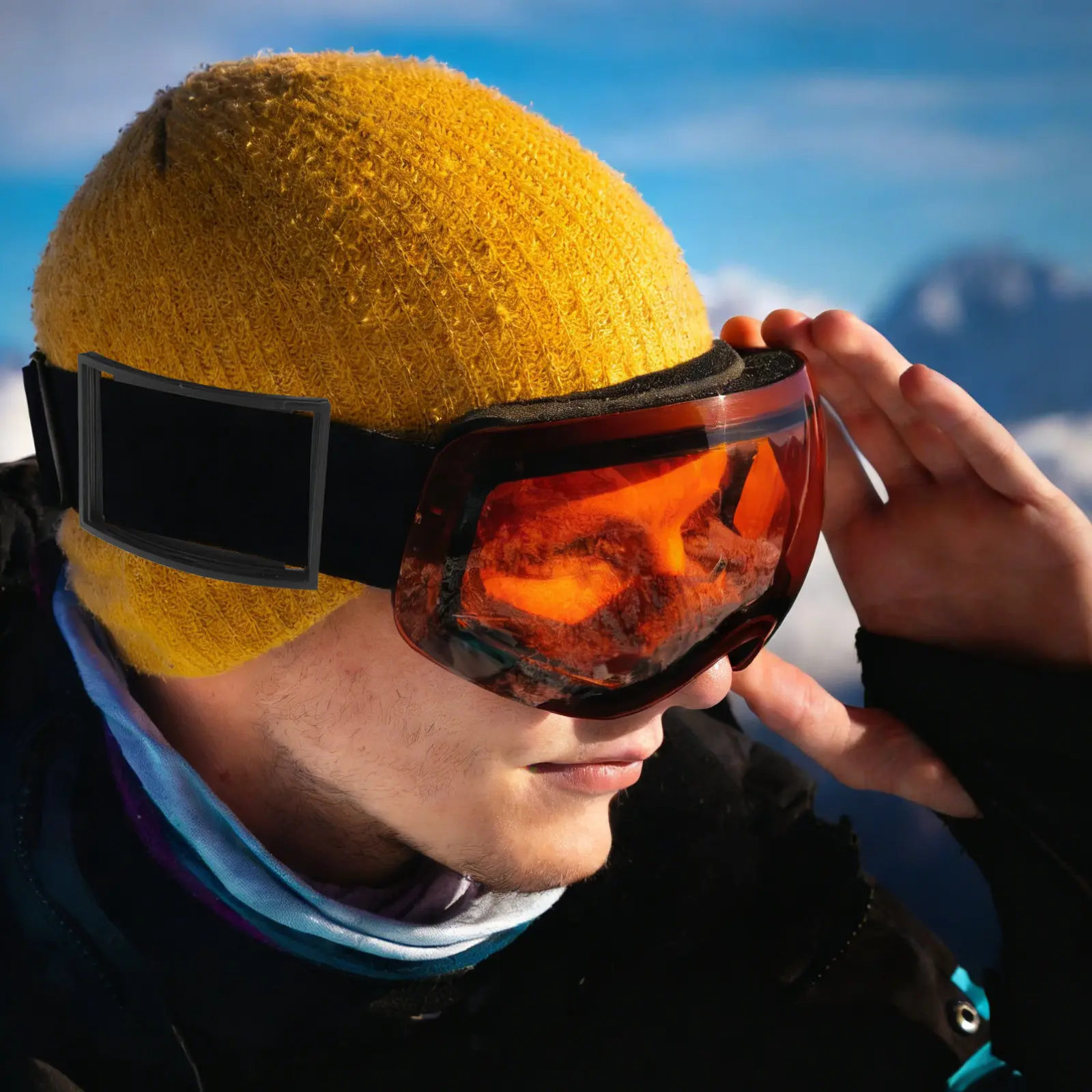 Ski Goggles Pass Holder Mount Clip for Strap Adjustable Universal Fit Winter Sports Accessory for Skiers
Ski Goggles Pass Holder Mount Clip for Strap Adjustable Universal Fit Winter Sports Accessory for Skiers