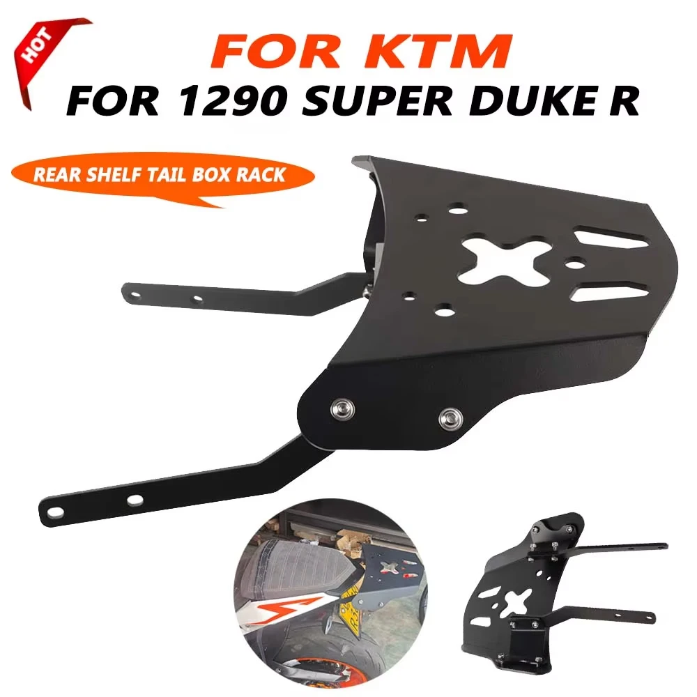 For KTM 1290R 1290 Super Duke R Motorcycle Accessories Rear Luggage Carrier Rack Cargo Storage Tail Box Support Shelf Bracket
For KTM 1290R 1290 Super Duke R Motorcycle Accessories Rear Luggage Carrier Rack Cargo Storage Tail Box Support Shelf Bracket