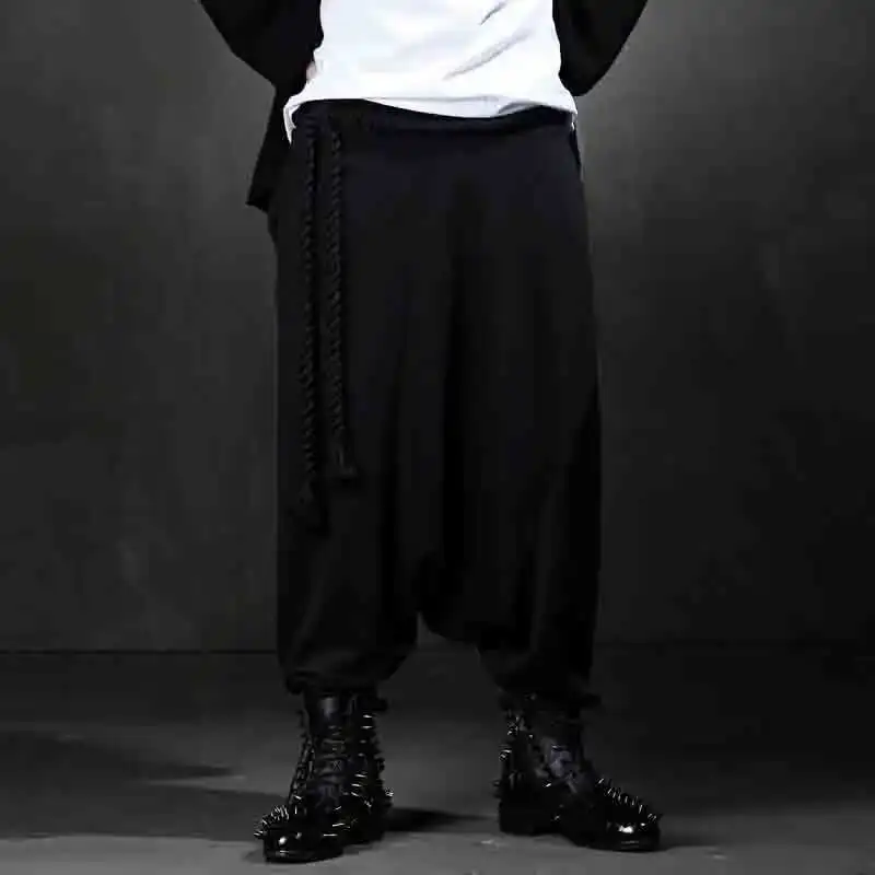 New Solid Lace Small Up Low-End Trend Color Feet Men's Big Crotch Pants Japanese Fashion Super Loose Casual Leggings
New Solid Lace Small Up Low-End Trend Color Feet Men's Big Crotch Pants Japanese Fashion Super Loose Casual Leggings