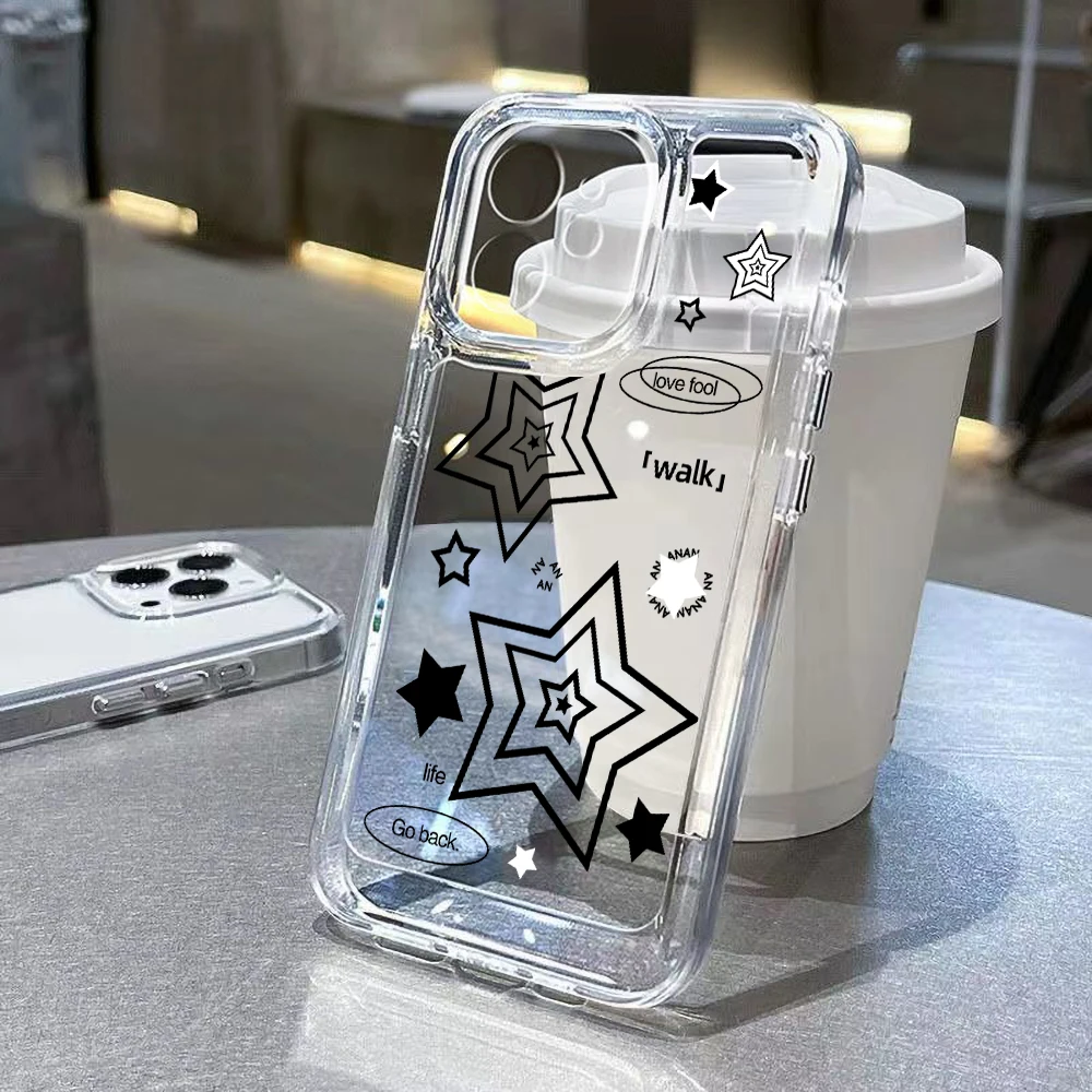 INS Star Phone Case For Samsung Galaxy S25 Ultra S24 S25 Plus S23 FE S22 S21 S20 FE S10 Plus Silicone Transparent Covers Carcasa
INS Star Phone Case For Samsung Galaxy S25 Ultra S24 S25 Plus S23 FE S22 S21 S20 FE S10 Plus Silicone Transparent Covers Carcasa