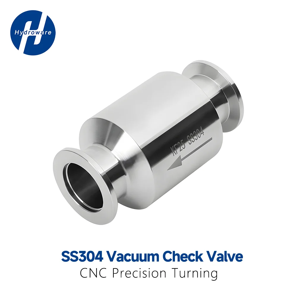 SS304 Stainless Steel KF Series Vacuum One-way Valve - KF16/25/40/50 Inline for Industrial Pumps Homebrew Vacuum System Fitting
SS304 Stainless Steel KF Series Vacuum One-way Valve - KF16/25/40/50 Inline for Industrial Pumps Homebrew Vacuum System Fitting