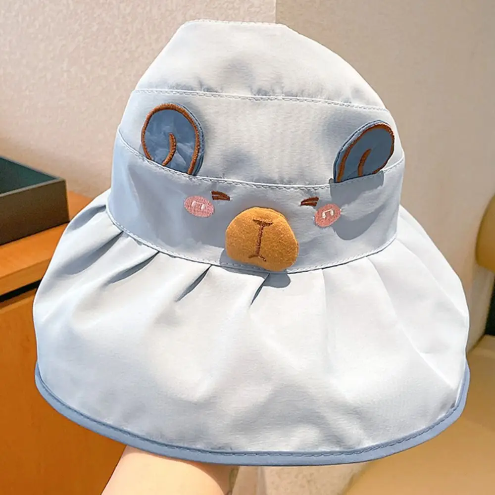 Korean Style Cartoon Capybara Bucket Hat Quick-dry Shading Hat Summer Sunhat Solid Color Anti-UV Sun Hat
Korean Style Cartoon Capybara Bucket Hat Quick-dry Shading Hat Summer Sunhat Solid Color Anti-UV Sun Hat
