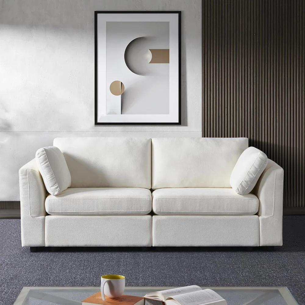 80" Modular Sectional Couches for Living Room, Chenille Fabric Modern Sofa Couch, Comfy Large Sectional Sofa Set
80" Modular Sectional Couches for Living Room, Chenille Fabric Modern Sofa Couch, Comfy Large Sectional Sofa Set