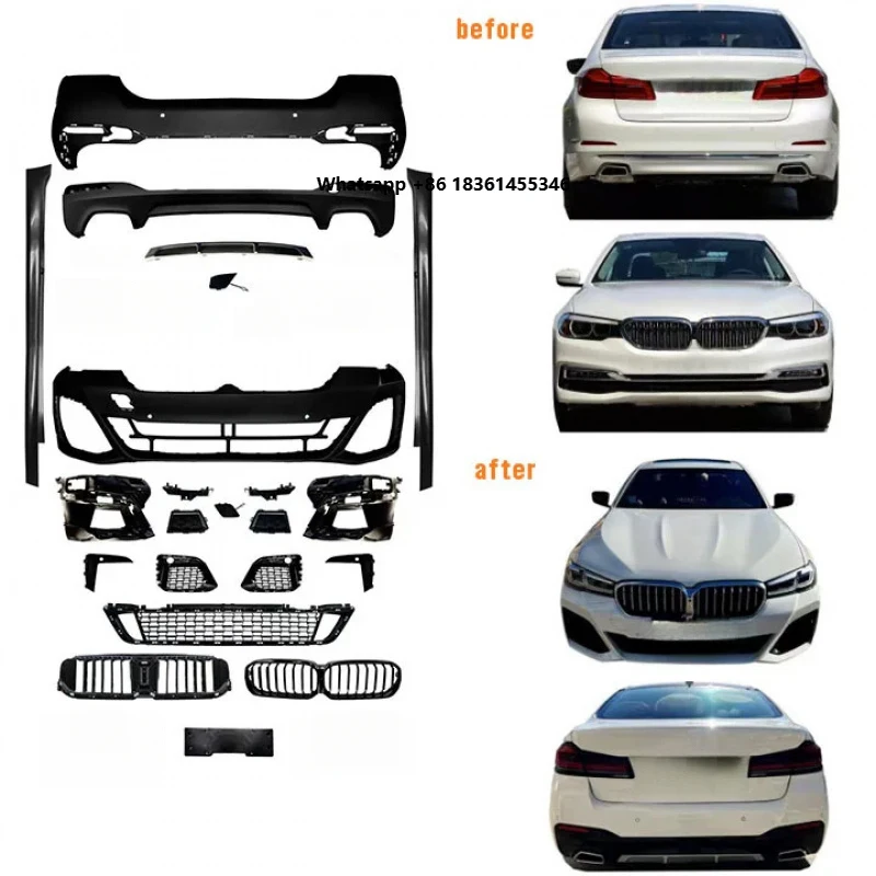 FOR 5 Series G30/38(2018-2020) Upgrade G30/38(2021-2023)Lci MT Body Kit in Stock
FOR 5 Series G30/38(2018-2020) Upgrade G30/38(2021-2023)Lci MT Body Kit in Stock