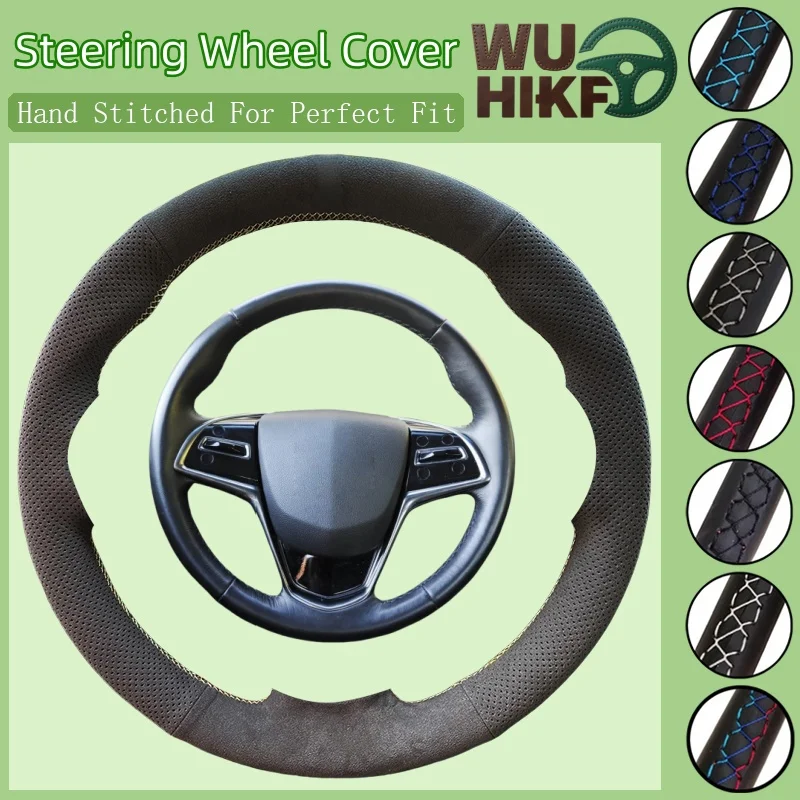 Customized Car Steering Wheel Braid Cover Hand Sewing Suede Leather For Cadillac ATS ATS-L 2013-2019 CTS 2014-2017 ELR 2014
Customized Car Steering Wheel Braid Cover Hand Sewing Suede Leather For Cadillac ATS ATS-L 2013-2019 CTS 2014-2017 ELR 2014