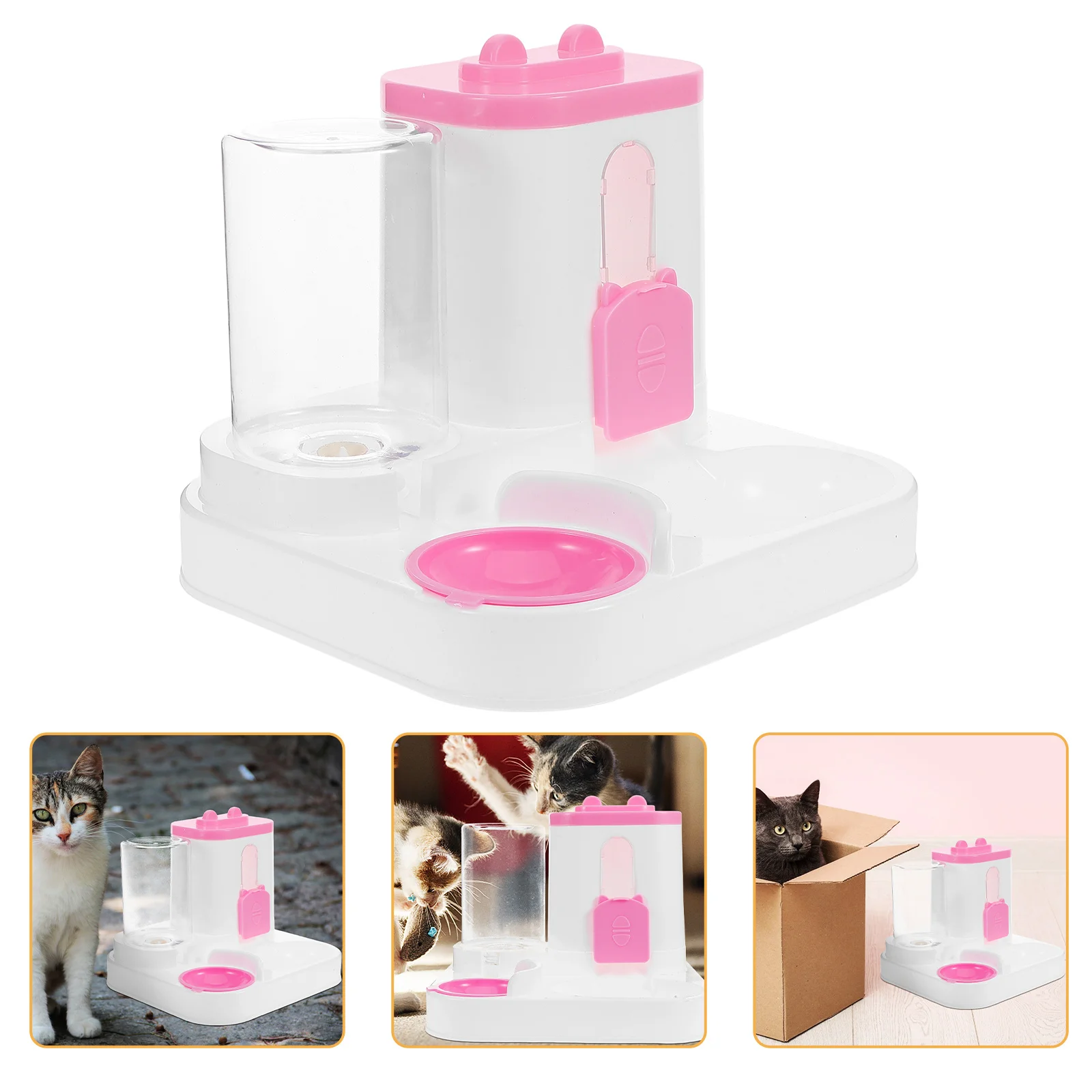 2 in 1 Automatic Pet Feeder and Water Fountain for Cats Dogs Large Capacity Reusable Plastic Food Water Bowl Easy Clean Home Use
2 in 1 Automatic Pet Feeder and Water Fountain for Cats Dogs Large Capacity Reusable Plastic Food Water Bowl Easy Clean Home Use