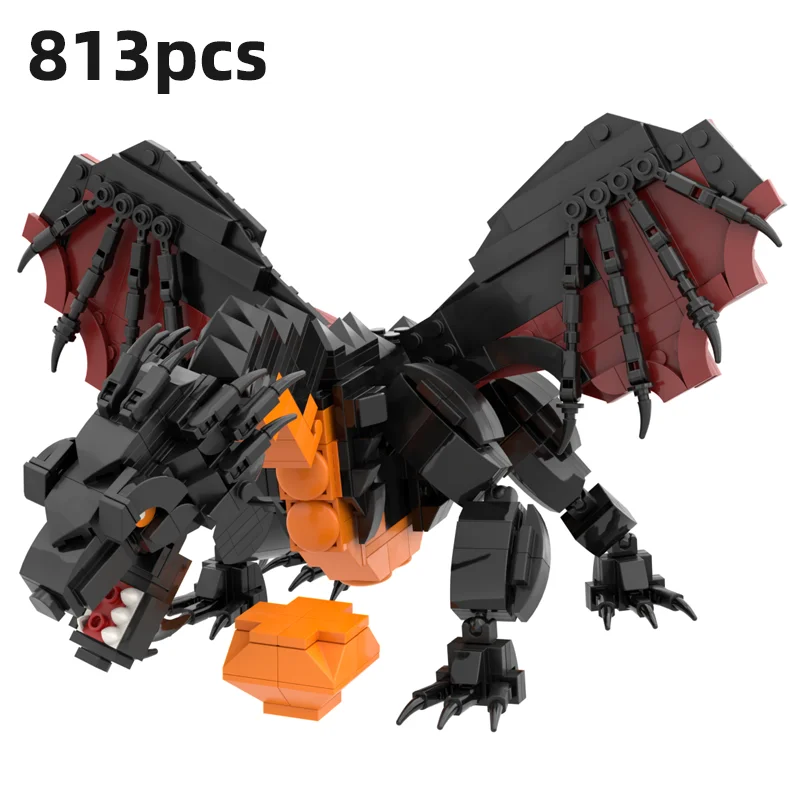 Volcanic Cave Desk Decor Adult Brick Set MOC Epic Fantasy Dragon Lair Diorama Building Blocks Mythical Multi-Headed Beast
Volcanic Cave Desk Decor Adult Brick Set MOC Epic Fantasy Dragon Lair Diorama Building Blocks Mythical Multi-Headed Beast