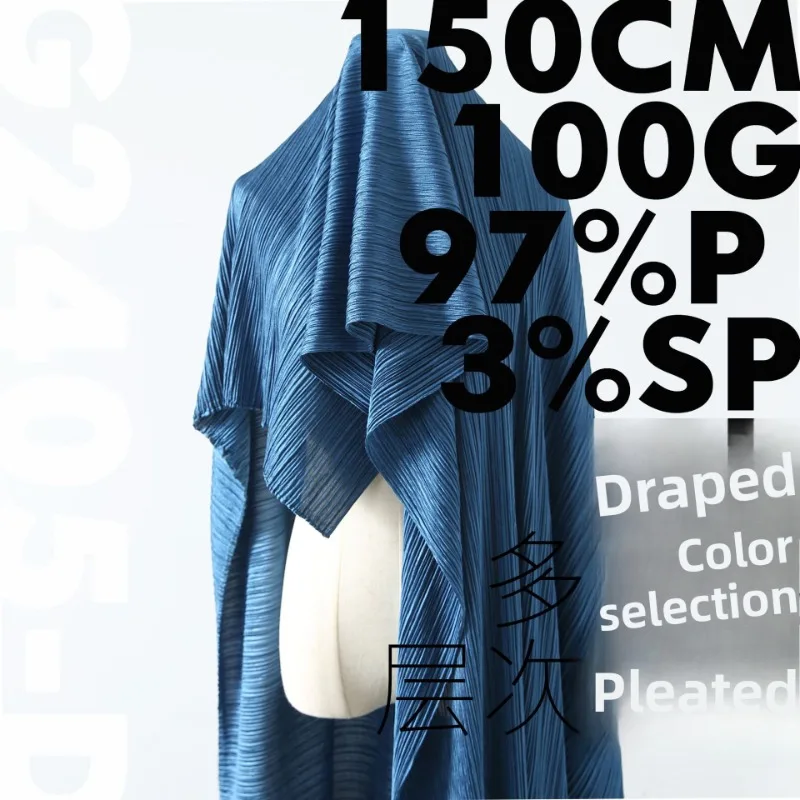 Drape Soft Smooth Crushed Kint Pleated Fabric for Dress Wide Leg Pants Design Diy Cloth By The Meter Sewing Material
Drape Soft Smooth Crushed Kint Pleated Fabric for Dress Wide Leg Pants Design Diy Cloth By The Meter Sewing Material