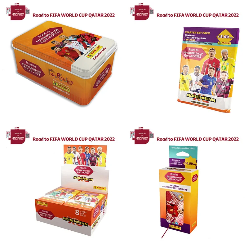 Panini 2022 FIFA World Cup Qatar Official Player Cards: Star Collector's Cards Blind Boxes
Panini 2022 FIFA World Cup Qatar Official Player Cards: Star Collector's Cards Blind Boxes
