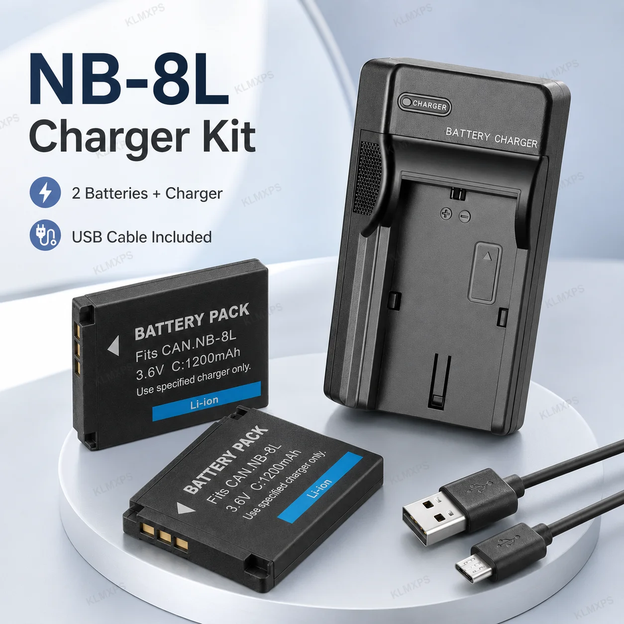 Hot Sale NB-8L 3.7V 1200mAh Li-ion Battery + Charger Kit for Canon PowerShot A3300 A3200 A1200 IS Camera
Hot Sale NB-8L 3.7V 1200mAh Li-ion Battery + Charger Kit for Canon PowerShot A3300 A3200 A1200 IS Camera