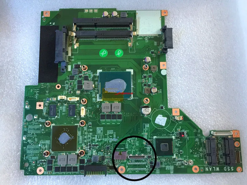MS-175A для ноутбука MSI GE70, материнская плата с процессором и видеокартой GTX840M MS-175A1 REV 1,0, тест ОК, бесплатная доставка
MS-175A для ноутбука MSI GE70, материнская плата с процессором и видеокартой GTX840M MS-175A1 REV 1,0, тест ОК, бесплатная доставка