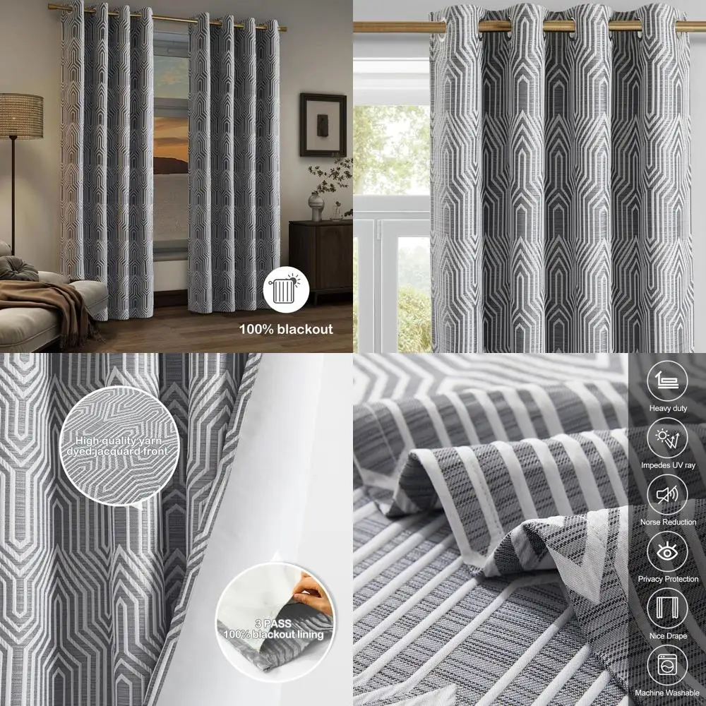 100% плотные шторы с термоизоляцией, длина 84, 2 панели, ширина 52, жаккардовый дизайн для спален и гостиных
100% плотные шторы с термоизоляцией, длина 84, 2 панели, ширина 52, жаккардовый дизайн для спален и гостиных