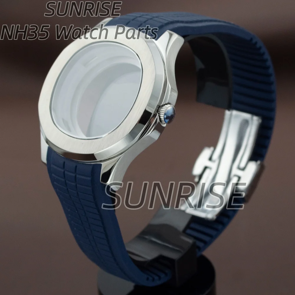 42mm 316L Stainless Steel NH35 Case Rubber Bracelet Sapphire Glass For AQUANAUT Nautilus NH34/NH35/NH36/NH38/NH70 Movement Parts
42mm 316L Stainless Steel NH35 Case Rubber Bracelet Sapphire Glass For AQUANAUT Nautilus NH34/NH35/NH36/NH38/NH70 Movement Parts