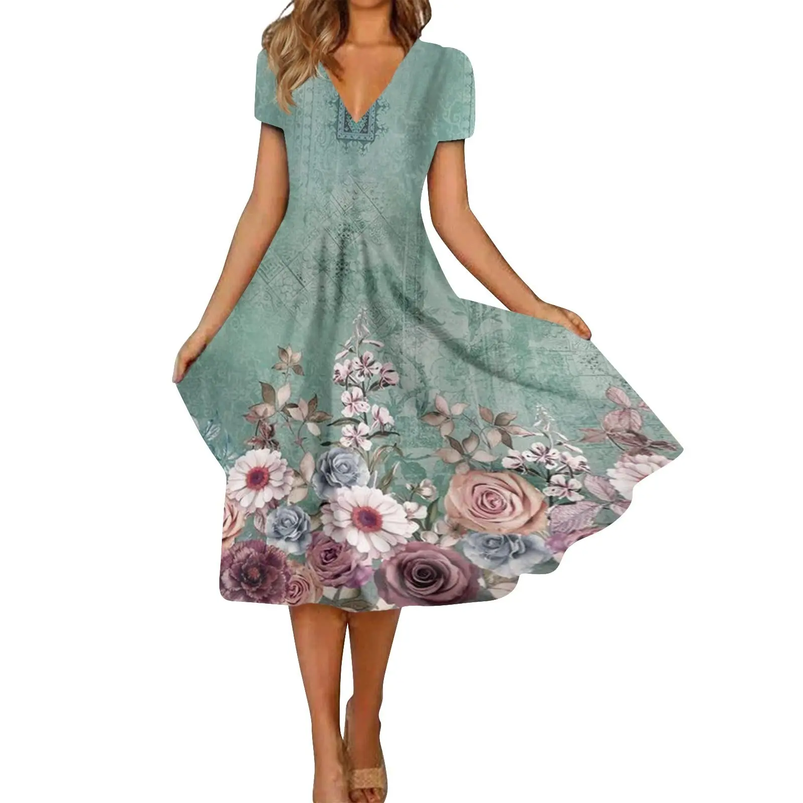 Four Seasons New Casual Fashion 2025 New Comfortable Breathable Simple Design High Quality Elegant Flower Pattern Dress
Four Seasons New Casual Fashion 2025 New Comfortable Breathable Simple Design High Quality Elegant Flower Pattern Dress