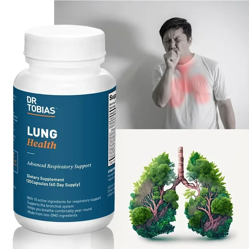 Lung support supplement, lung cleanse and detox formula contains vitamin C to support respiratory health
Lung support supplement, lung cleanse and detox formula contains vitamin C to support respiratory health