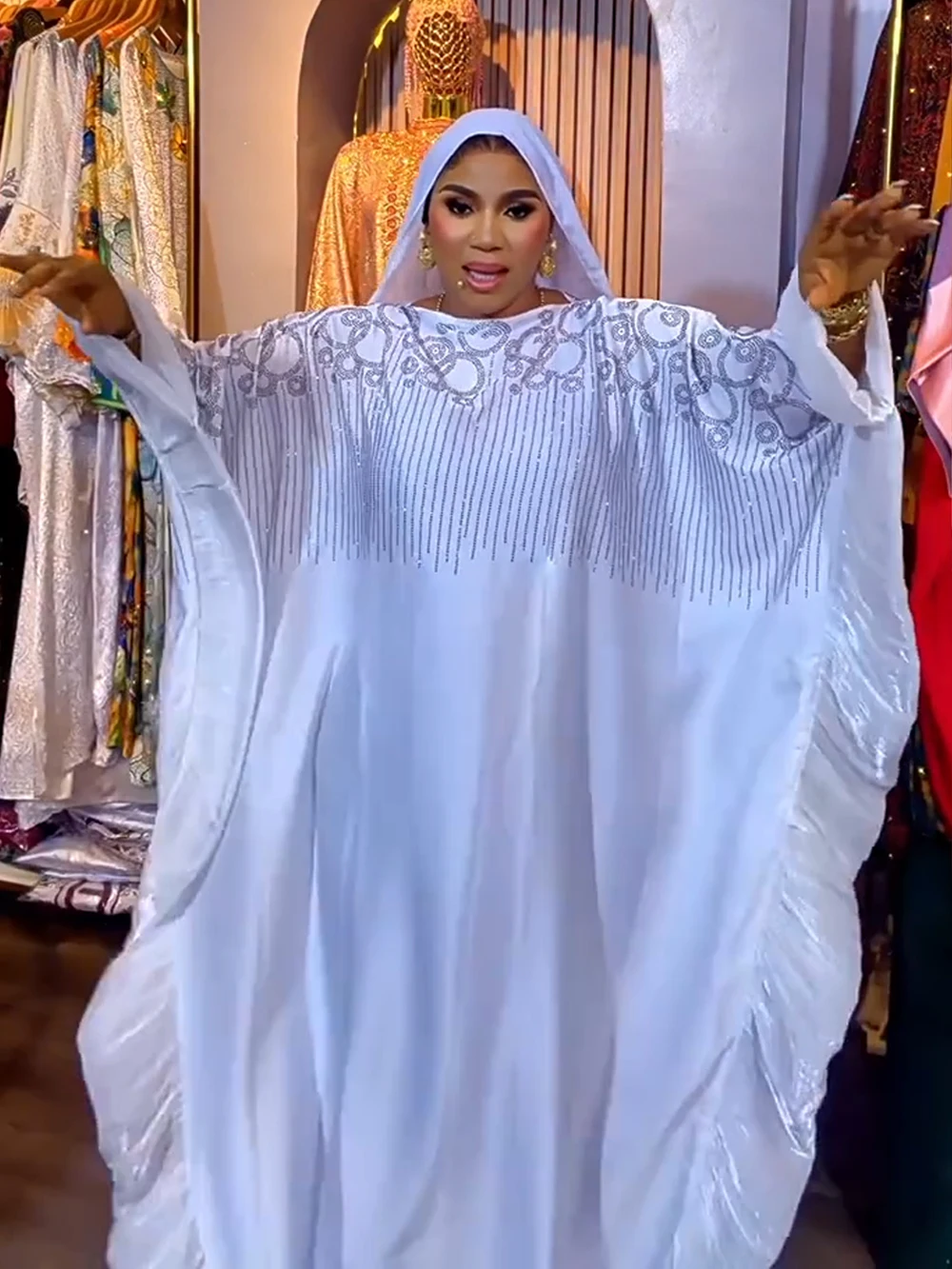 African Dresses For Women Traditional Dashiki Diamond Clothing Plus Size Boubou Party Prom Maxi Robes Dubai Turkey Hijab Abayas
African Dresses For Women Traditional Dashiki Diamond Clothing Plus Size Boubou Party Prom Maxi Robes Dubai Turkey Hijab Abayas