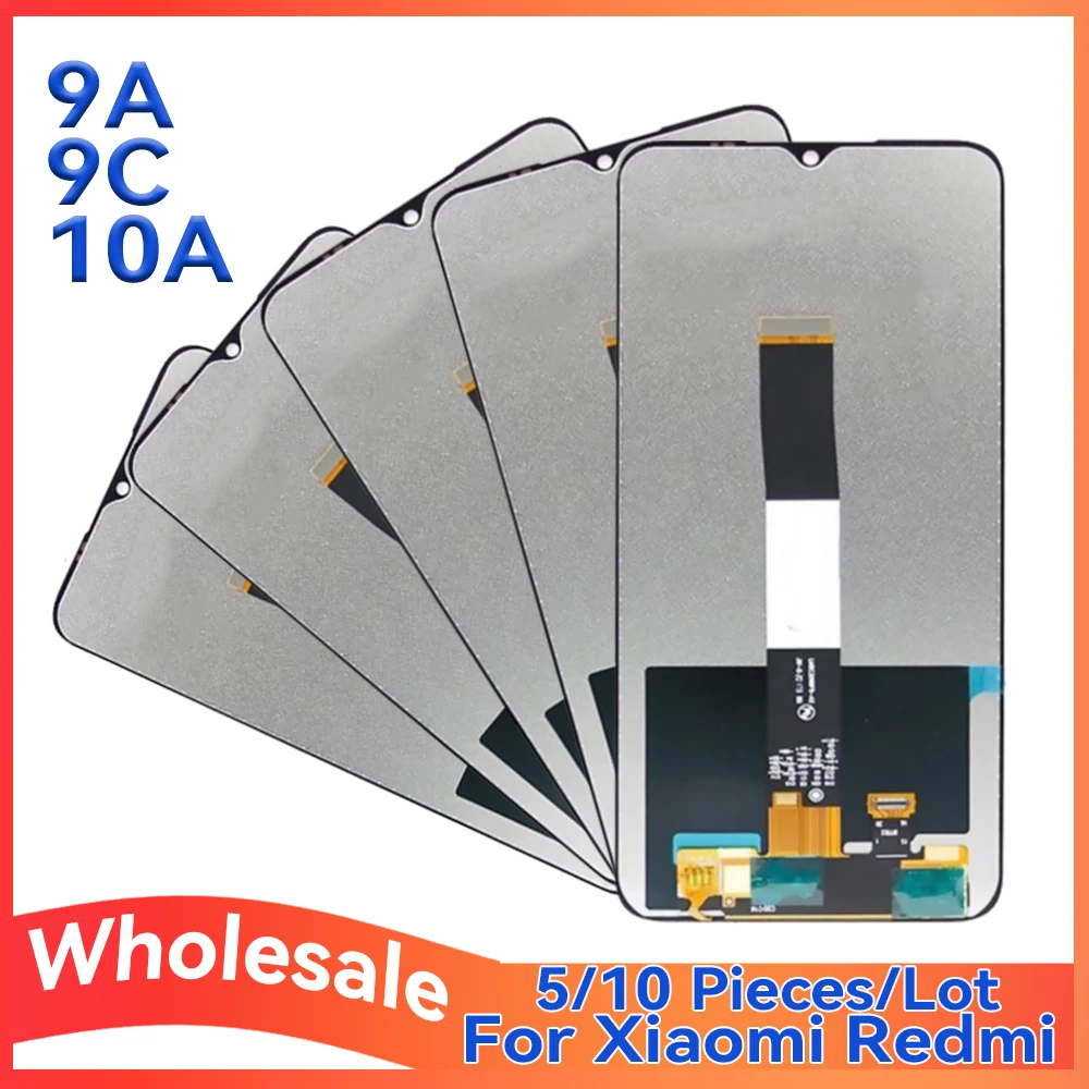 Wholesale Lot of 5/10 Pieces For Xiaomi Redmi 10A Screen LCD Display Touch Assembly Compatible with Redmi 9A 9C
Wholesale Lot of 5/10 Pieces For Xiaomi Redmi 10A Screen LCD Display Touch Assembly Compatible with Redmi 9A 9C